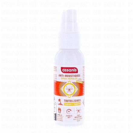 ASSANIS Anti-Moustiques Spray Répulsif Toutes Zones (40ml (format poche))
