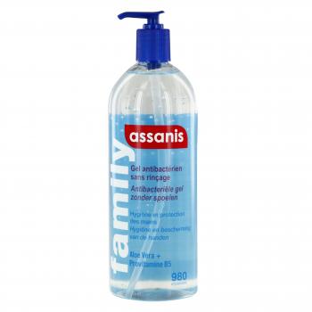 ASSANIS Family gel antibactérien flacon de 980 ml