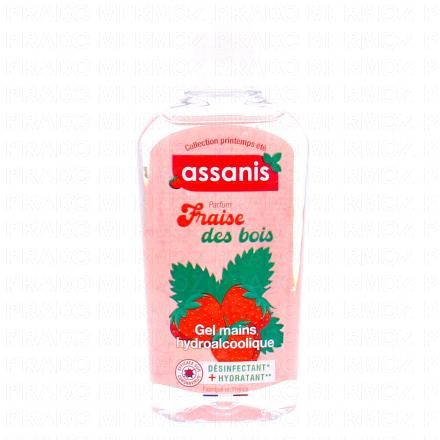 ASSANIS Lotion - Gel mains hydroalcoolique Fraise des bois flacon 80ml