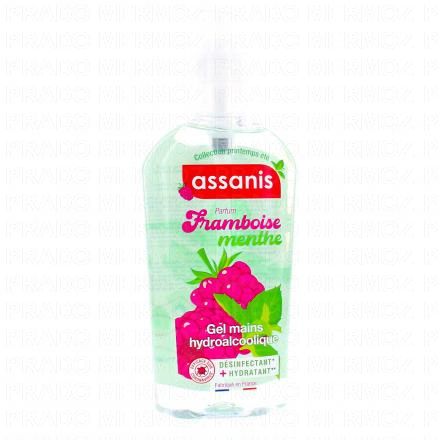 ASSANIS Gel mains hydroalcoolique Framboise menthe (flacon 250ml)