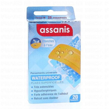 ASSANIS Pansements Universels Waterproof x20