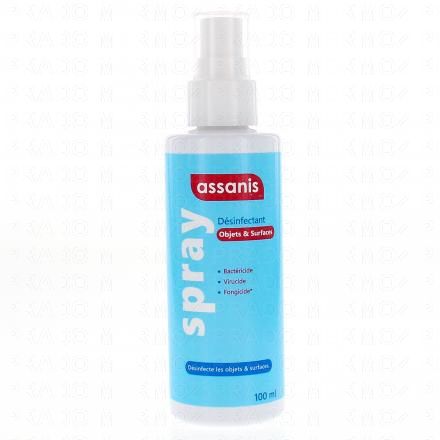 ASSANIS Spray Désinfectant objet et surfaces Flacon 100ml