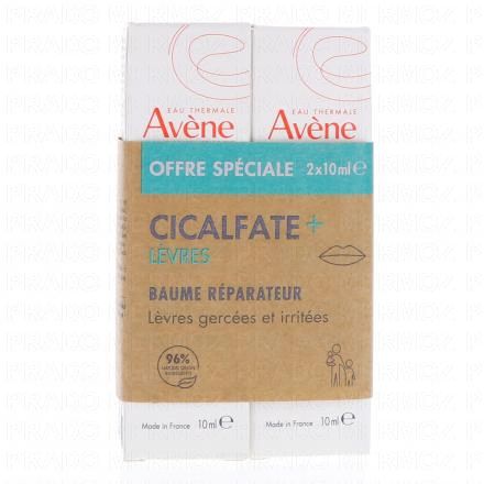 AVÈNE Cicalfate Lèvres Baume réparateur 10ml x2