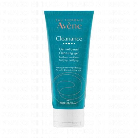 AVÈNE Cleanance gel nettoyant sans savon flacon 200ml