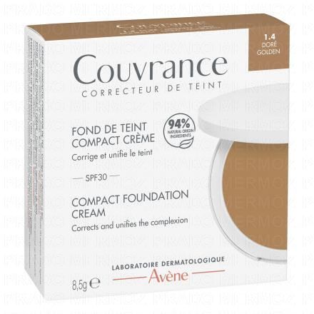 AVENE Couvrance - Fond de Teint Compact Crème (1.4 doré)