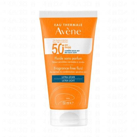 AVENE Solaire fluide sans parfum SPF50+ 50ml