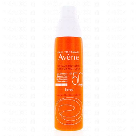 AVÈNE Spray solaire SPF50+ flacon de 200ml