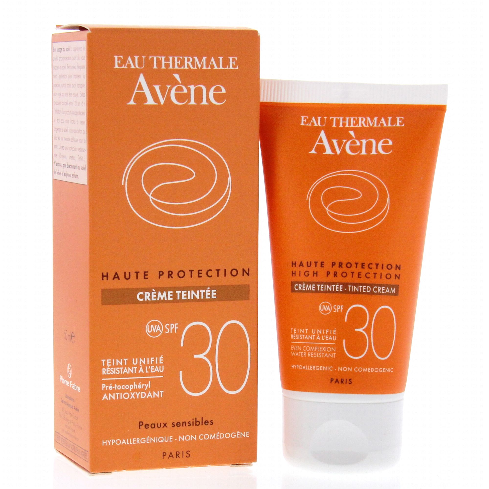 AVENE crème solaire teintée SPF30 tube 50ml Avène Parapharmacie en ligne Prado Mermoz