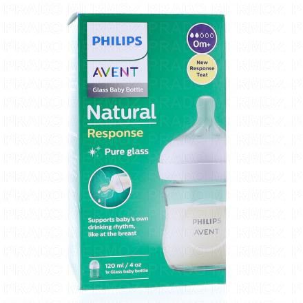 AVENT Biberon natural en verre 120ml