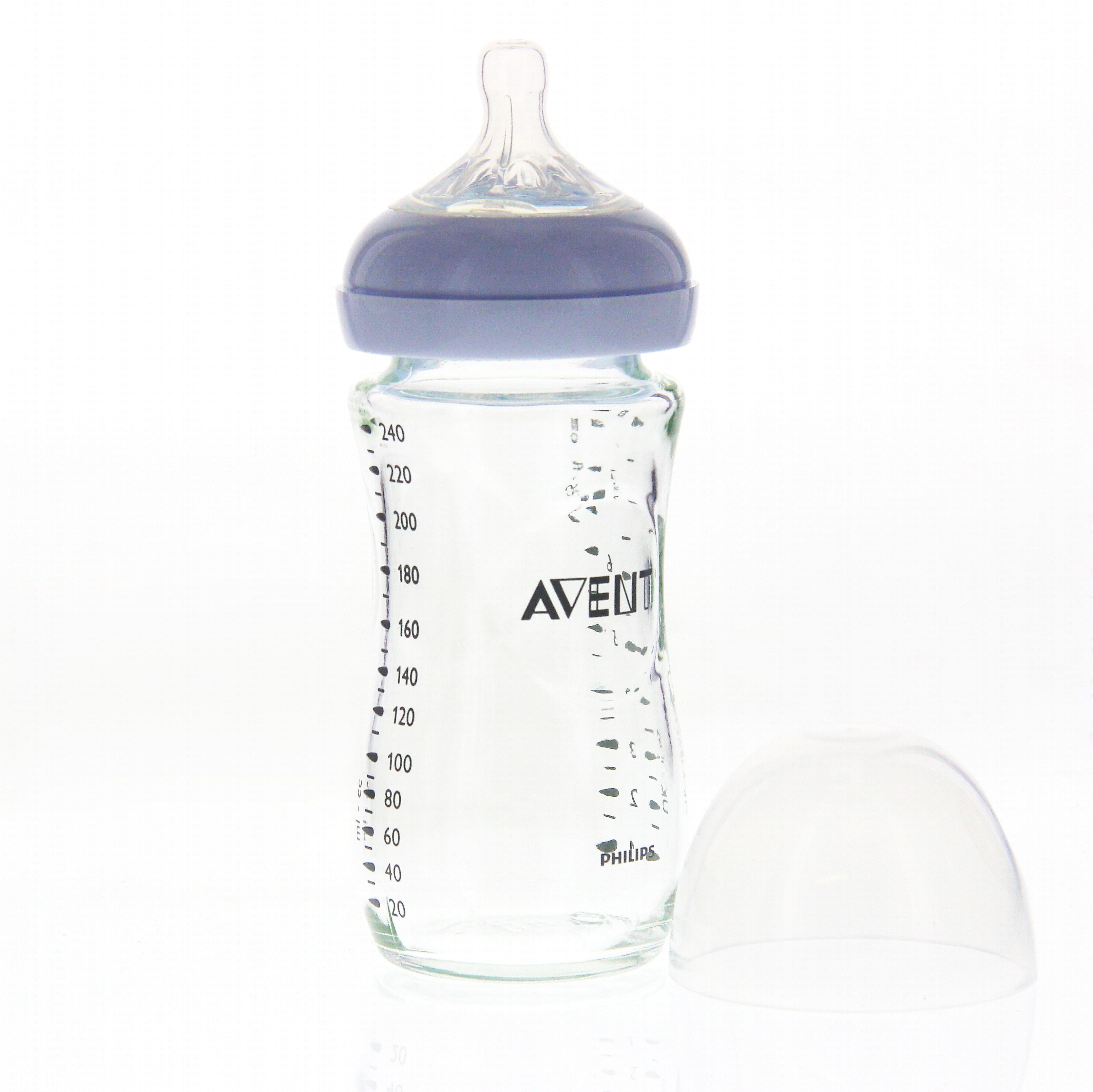 AVENT NATURAL BIBERON EN VERRE 240ML sur