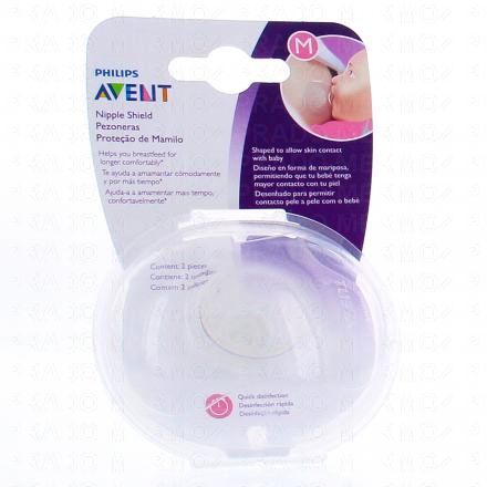 AVENT Bout de sein transparent x2 (taille m)