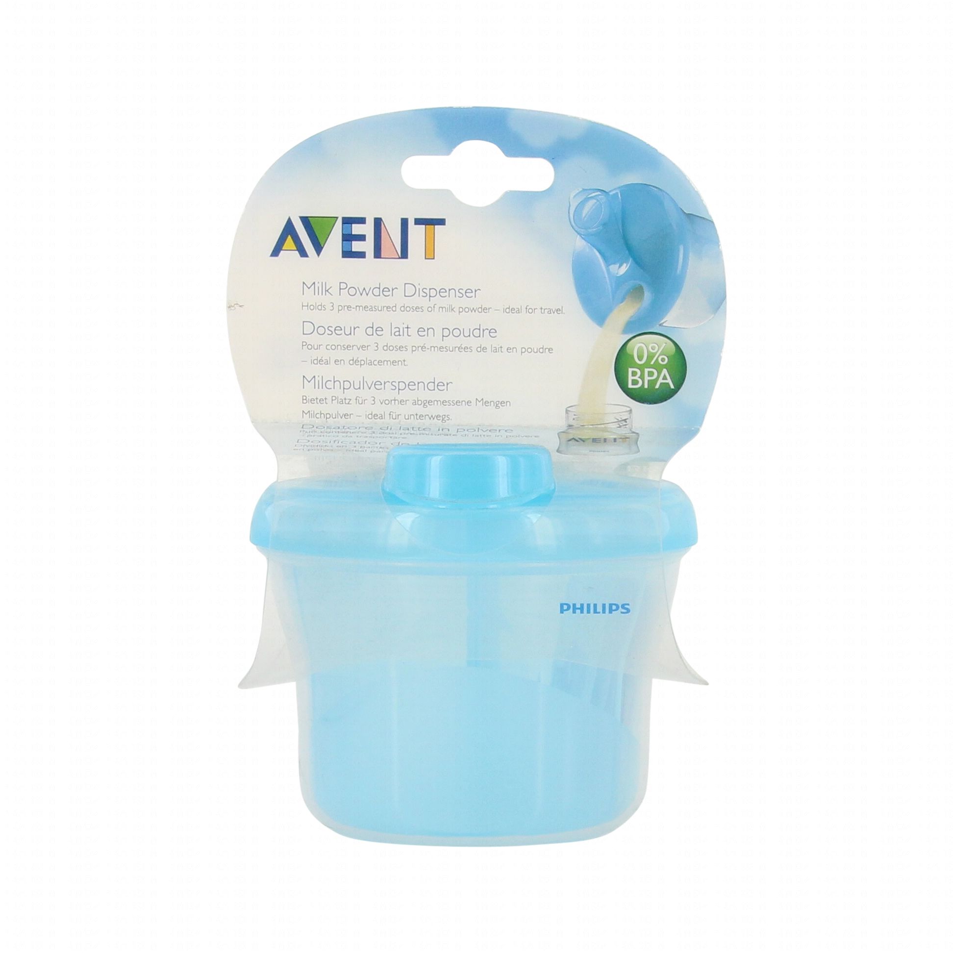 Boite doseuse de lait Philips AVENT - bleu, Puériculture