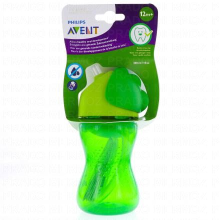 AVENT Tasse à Paille 300ml +12 Mois (vert)