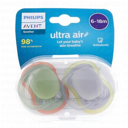 Ultra Air - Sucettes 6-18 mois neutre