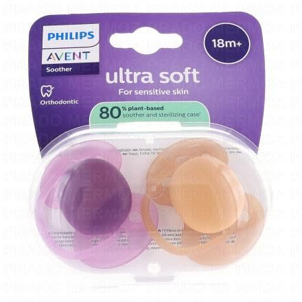 AVENT Ultra Soft - Sucette +18mois (neutre)