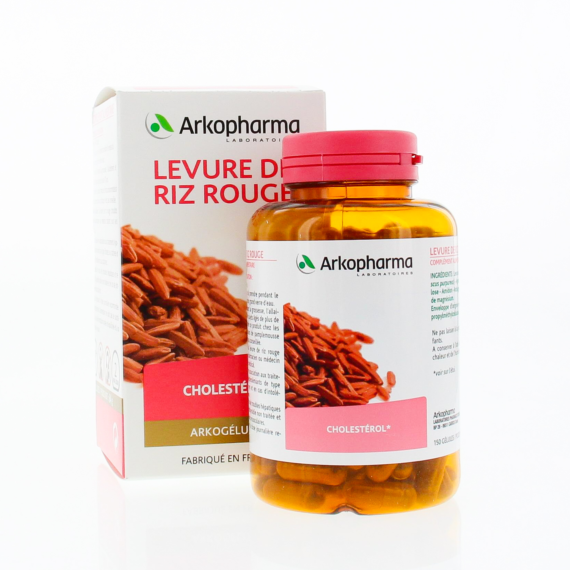 ARKOPHARMA Arkogélules levure de riz rouge cholestérol boîte 150