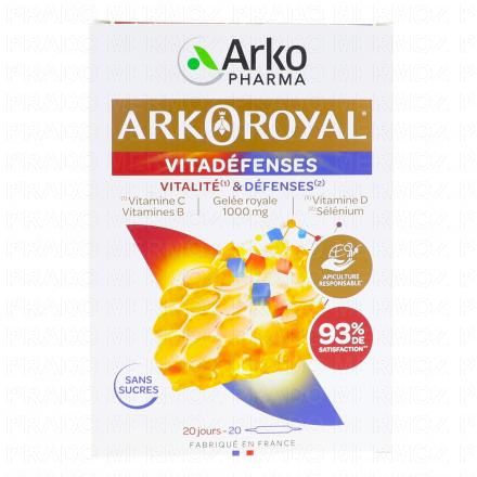 Arkopharma Arkoroyal - Vitadéfenses x20 ampoules de 10ml
