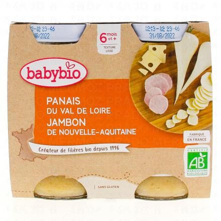 Repas du Midi - Petits pots Panais, Jambon dès 6 mois 2x200g 3