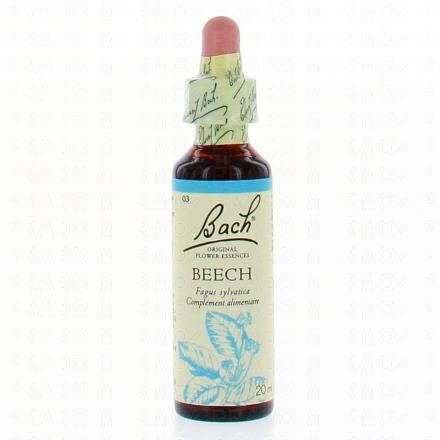 FLEURS DE BACH Original n°03 Beech fleur de bach flacon compte-gouttes 20ml