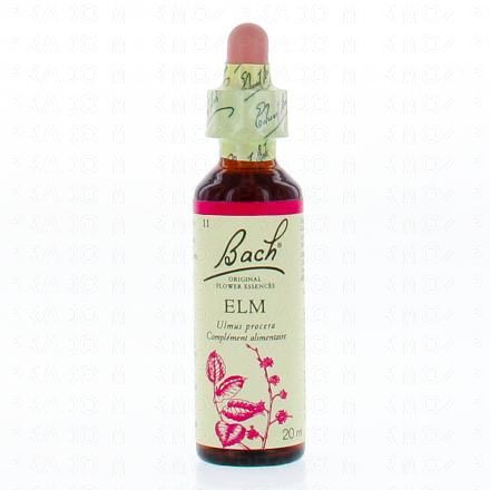 FLEURS DE BACH Original n°11 Elm fleur de bach flacon compte-gouttes 20ml