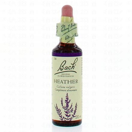 FLEURS DE BACH Original n°14 Heather fleur de bach flacon compte-gouttes 20ml