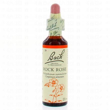 FLEUR DE BACH Original n°26 Rock rose (hélianthème) fleurs de bach flacon 20ml