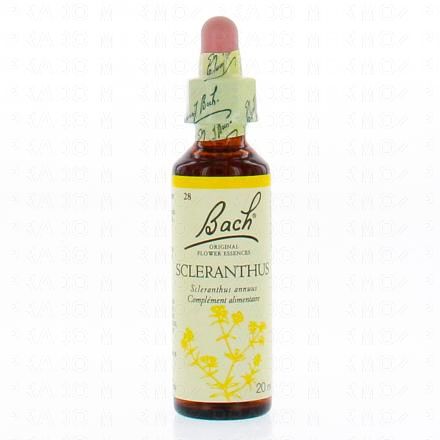 FLEURS DE BACH Original n°28 Scleranthus fleur de bach flacon compte-gouttes 20ml