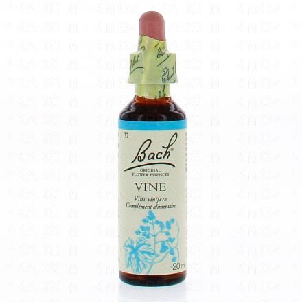 FLEURS DE BACH Original n°32 Vine fleur de bach flacon compte-gouttes 20ml