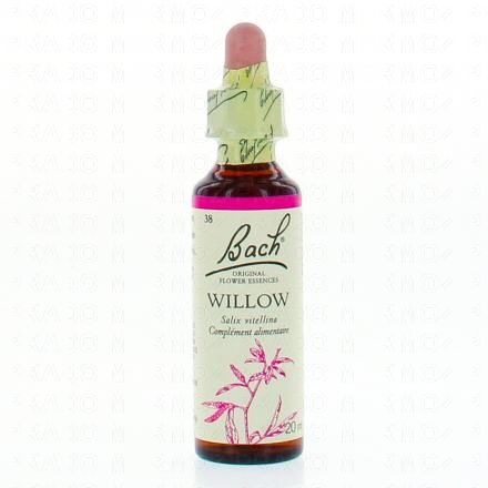 FLEURS DE BACH Original n°38 Willow fleur de bach flacon compte-gouttes 20ml