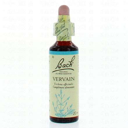 FLEURS DE BACH Verveine fleur de bach flacon compte-gouttes 20ml