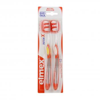 ELMEX Brosse à dents interx sensitive medium (lot de 2)