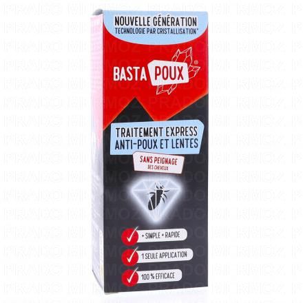 BASTA POUX - Traitement express anti poux et lentes 100ml 2