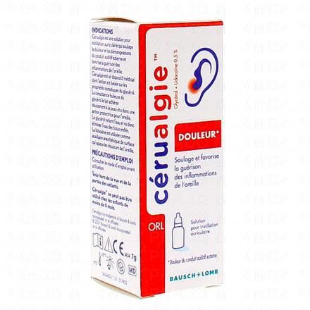 CERUALGIE Audition - Douleur auriculaire 7g BAUSCH & LOMB