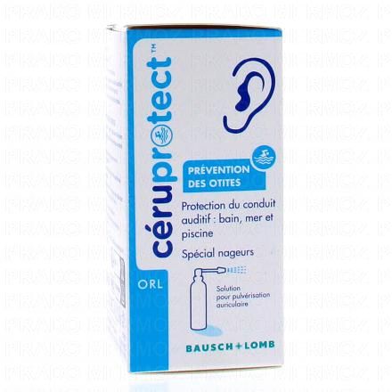 BAUSCH & LOMB Céruprotect Solution auriculaire prévention otites 10ml