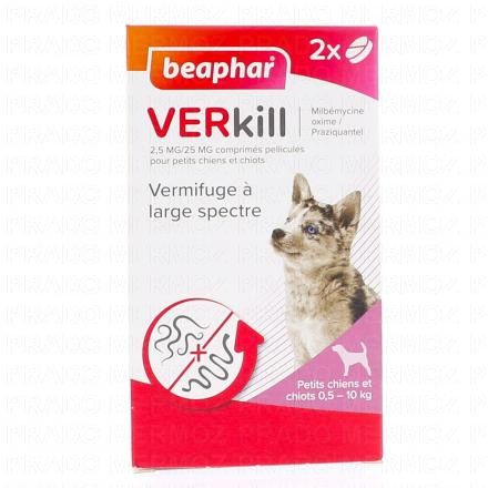 BEAPHAR Verkill - Vermifuge Chiens (chiens et chiots 0,5 &agrave; 10 kg)
