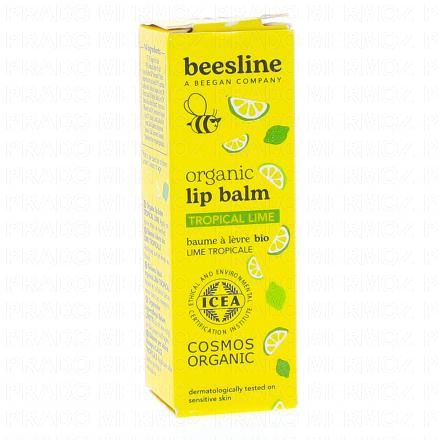 BEESLINE Soin du visage - Baume à lèvres bio Tropical Lime 4.5g