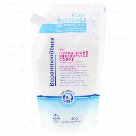 BEPANTHEN Derma - Crème riche réparatrice corps (recharge 400ml)