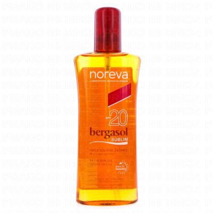 BERGASOL Bronzage passion huile sèche corps SPF20 spray 125ml