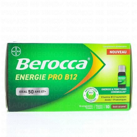 BEROCCA Energie Pro B12 50+ 10 flacons