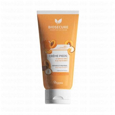 BIO SECURE Crème pieds à l'abricot bio 100ml
