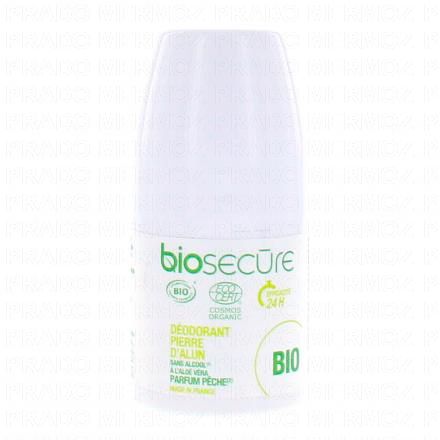 BIO SECURE Déodorant bille pierre d'alun sans alcool flacon 50ml