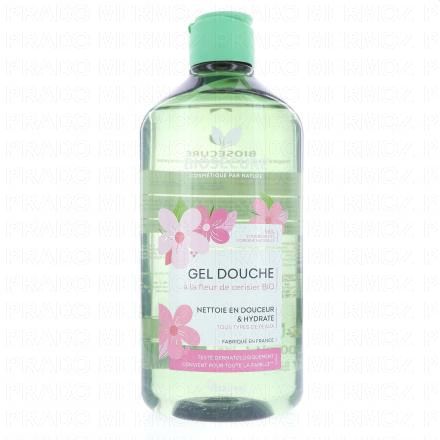 BIO SECURE Gel douche &agrave; la fleur de cerisier bio 500ml