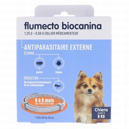 BIOCANINA Flumecto Collier Anti-Parasitaires 1 unité chien -8kg