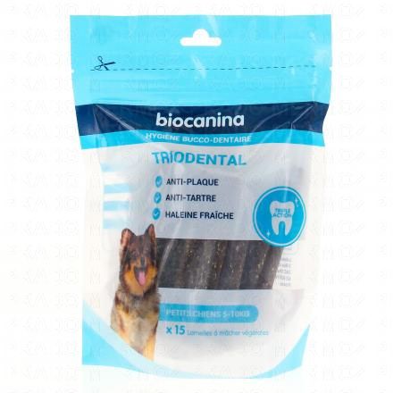 BIOCANINA Triodental Petits chiens 5 - 10kg lamelles x15