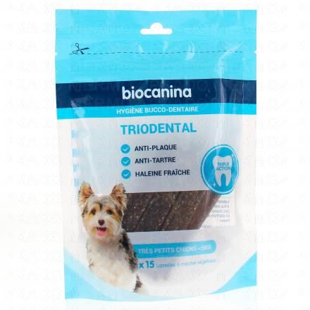 BIOCANINA Triodental Très petits chiens < 5kg lamelles x15