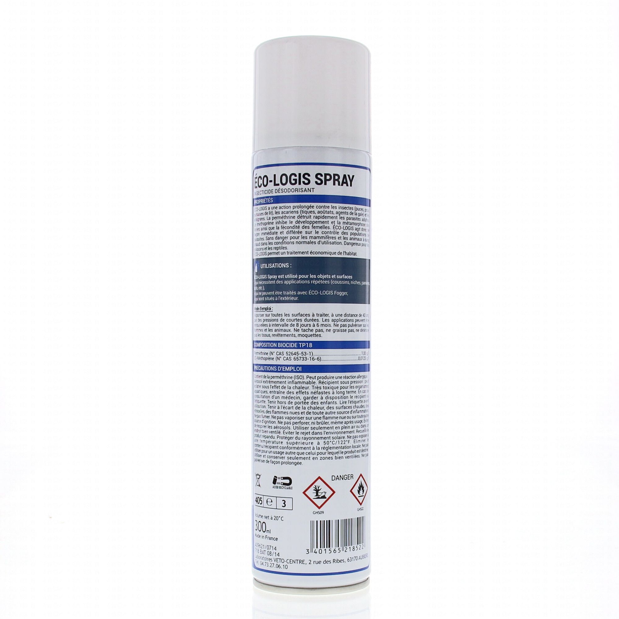 Spray insecticide Eco-logis Biocanina - spray de 300 ml