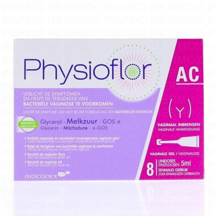 Physioflor AC Gel vaginal en unidoses 8x5ml 4