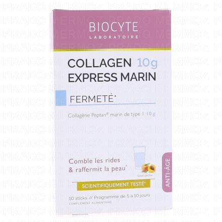 BIOCYTE Collagen express marin Fermeté boîte 10 sticks