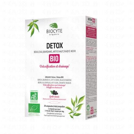 BIOCYTE Bio - Détox Bio 20 ampoules