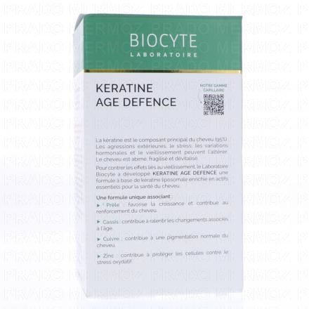 BIOCYTE Kératine Age Defence Cheveux x120 gélules